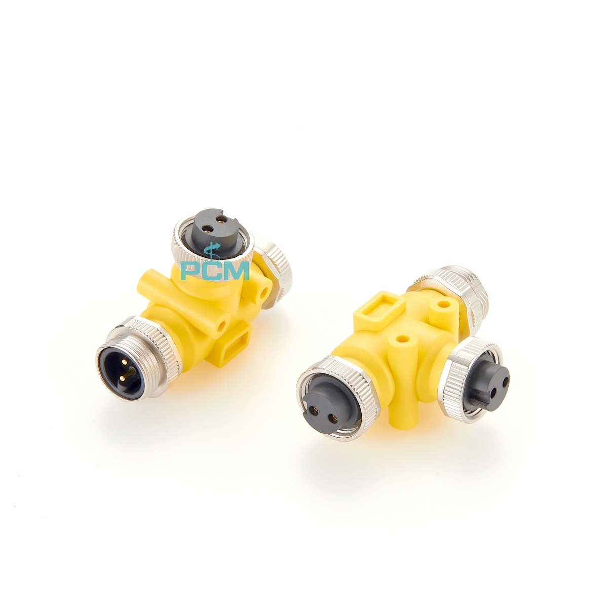 7/8" Circular Connector Male to Female 2 core Splitter 7/8 T-Type Aviation Plug